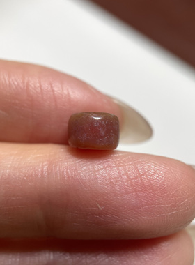 百年老玛瑙剁珠桶珠7.5mm 光气好念珠手串diy配珠配饰老珠子 437