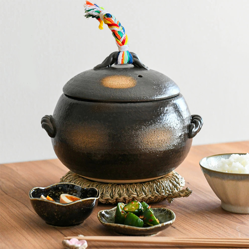 万古烧家用耐高温砂锅煲仔饭陶锅