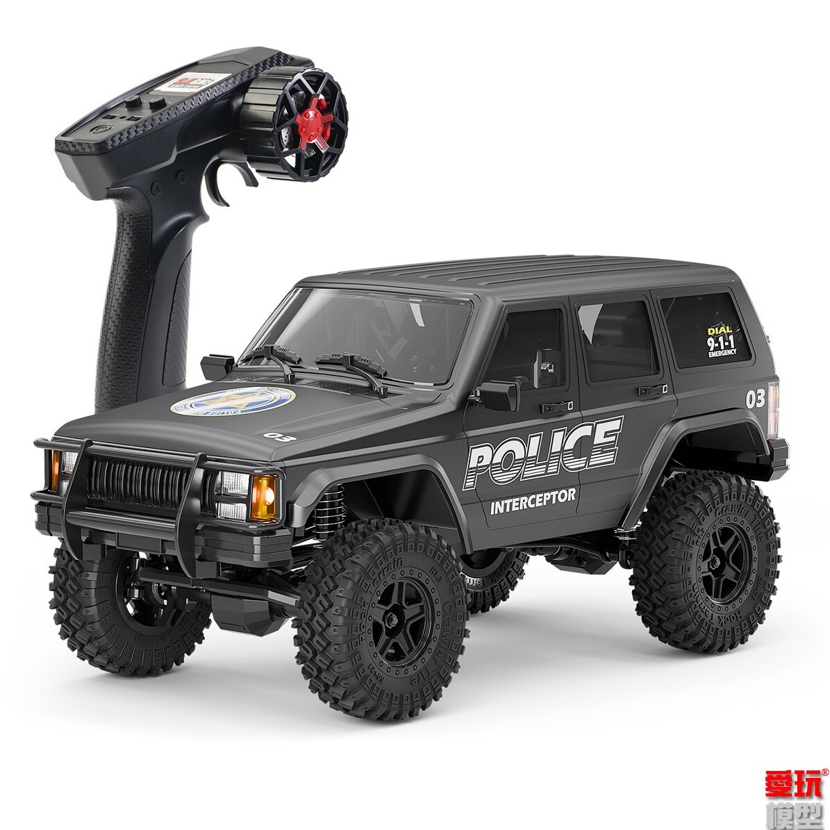 Jeep攀爬松果林联动车灯能跑能爬