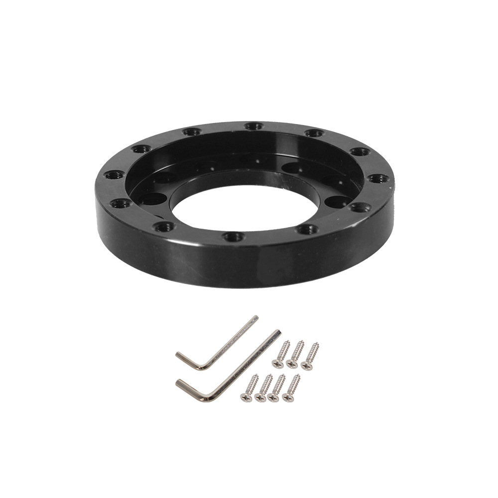 汽车改装 游戏方向盘转接座适用于赛车罗技G25G27 垫高片70MM73MM