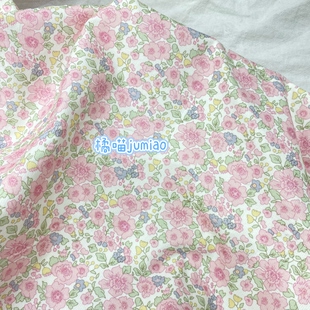 橘喵jumiao韩系bm碎花全棉21条灯芯绒软面料秋冬手工diy娃衣发圈