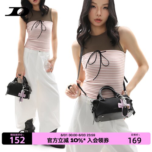 黑色斜挎小包包女通勤手提包