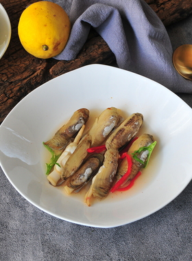 装菜漂亮盘子菜盘家用炒菜碟子餐盘高级感方形白色陶瓷骨瓷釉下彩