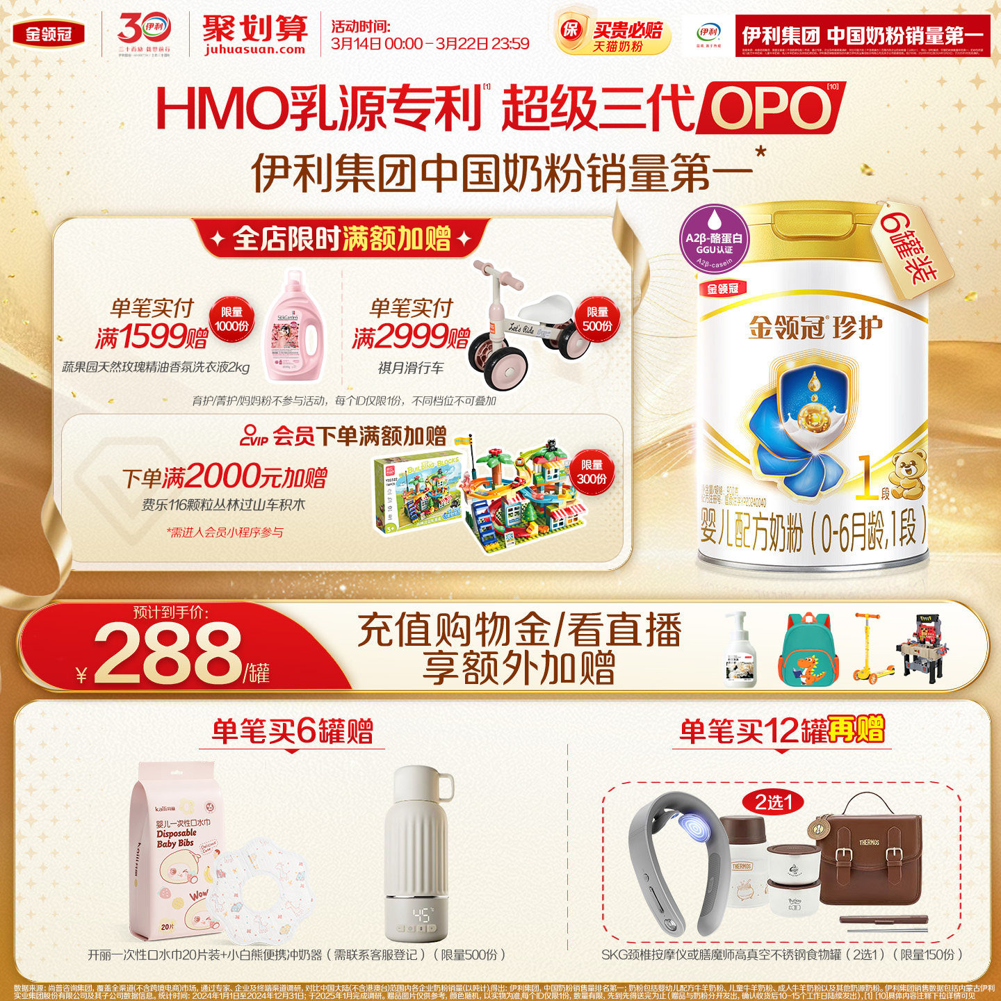 ��HMO��Դר��������-����������令1��0-6����Ӥ���̷�900g*6�� 1667.97Ԫ