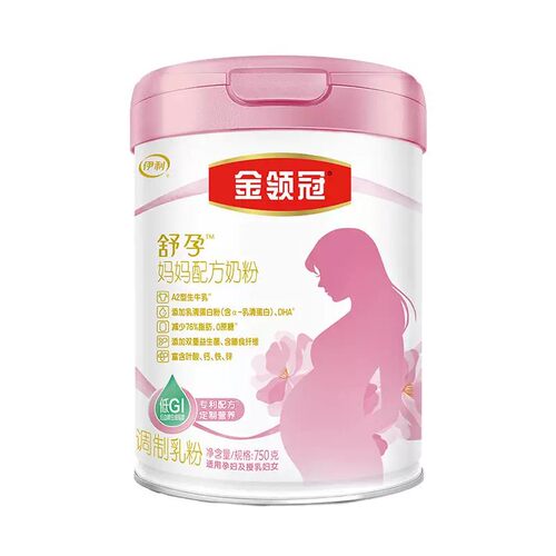 伊利金领冠0段妈妈配方奶粉750g