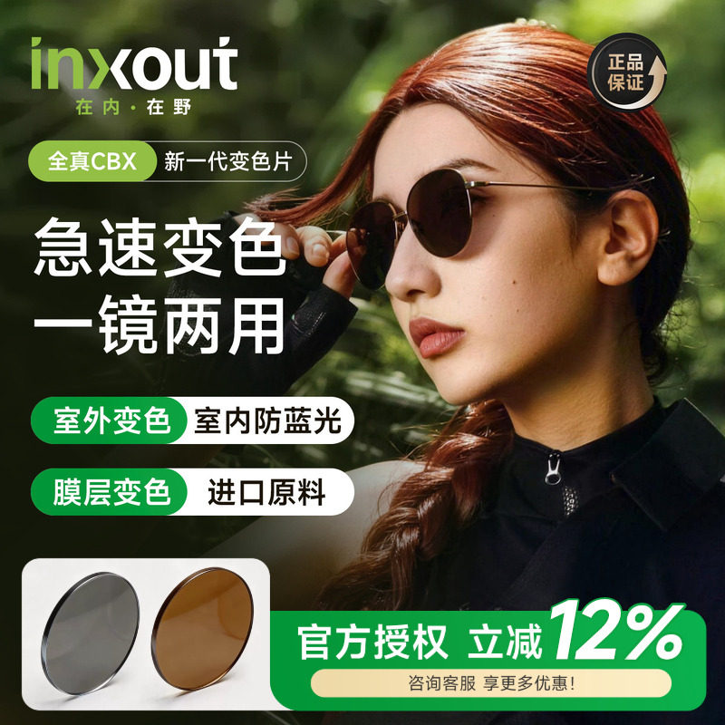 全新INXOUT全真镜片净蓝膜M6图片