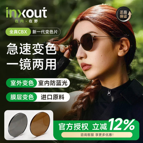 全新INXOUT全真镜片净蓝膜M6