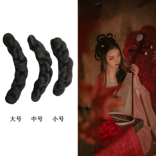 古装假发包新款麻花发包小清新儿童汉服百搭贵妃仙女发髻丫鬟