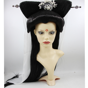 古装假发 新白娘子传奇白素贞假发 头饰 白娘子假发饰品发包头套