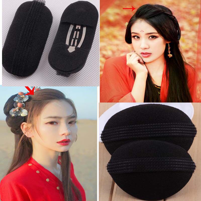 古装垫发发包古装汉服垫发包假发垫发包月牙包软牛角新娘垫发包