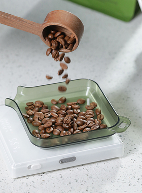 COFFEE PLUS 咖啡称豆盘称豆碟比赛量豆挑豆专用树脂展示豆盘