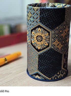 知秋家(一叶知秋) 2024款 钢笔 笔筒 手作  西阵织 布艺 防尘罩