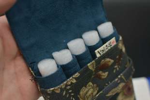 包邮一叶知秋手作 笔帘 五只装手工便携简约收纳钢笔笔袋笔包