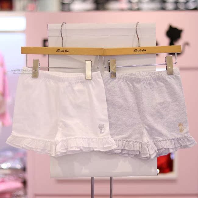French cat韓國代購女童夏裝2018新款百搭打底褲可愛安全褲