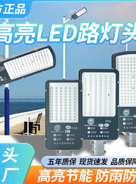 亚明LED金豆路灯 飞机头户外防水足100w超亮小区新农村照明电线杆