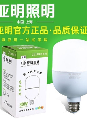 防水防潮亚明3030高亮球泡2级220