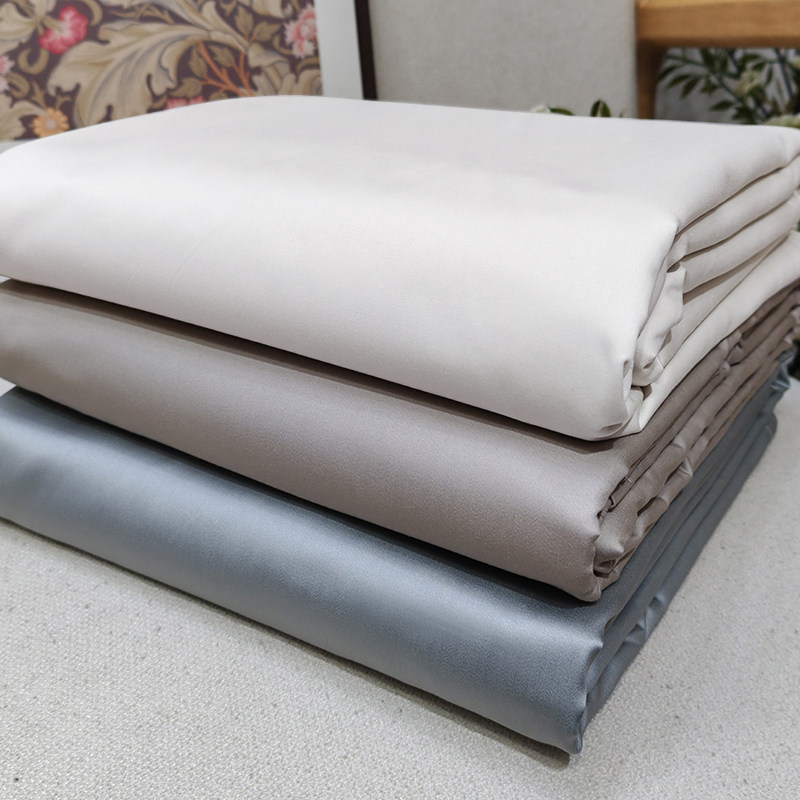 清货~外贸尾料纯色床单1000根全棉贡缎睡单美式双人床单单件正品
