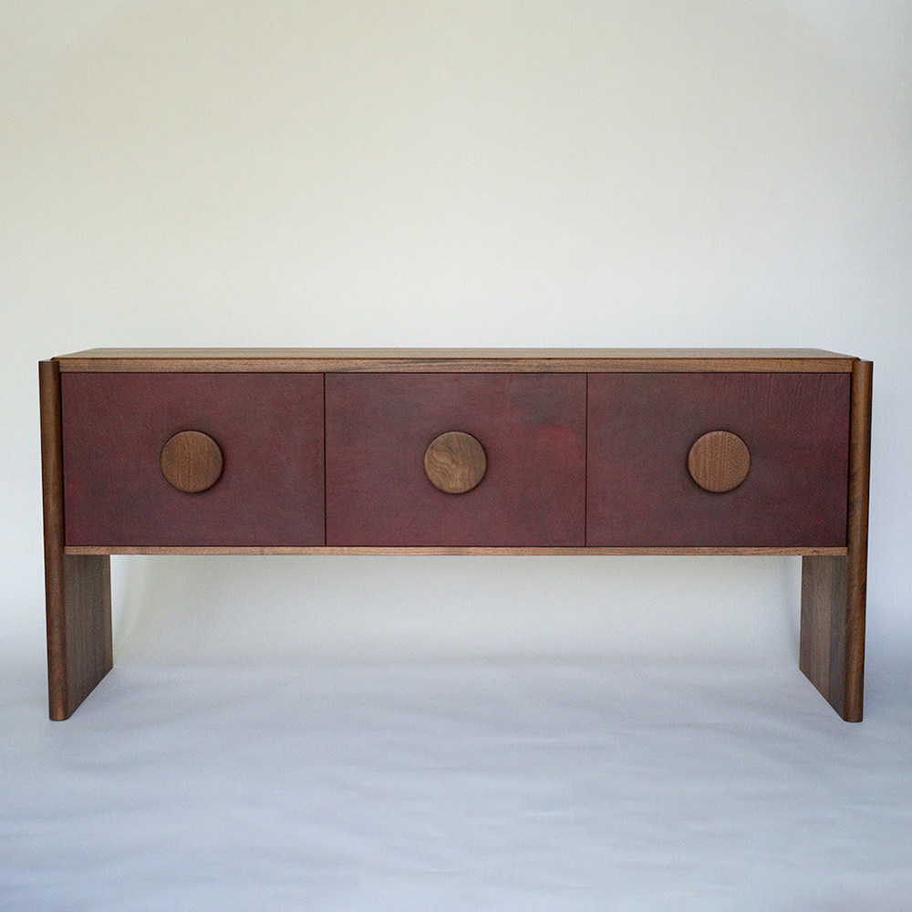 璞风北欧中古风实木电视柜斗柜储物复古现代简约装饰柜玄关摆台