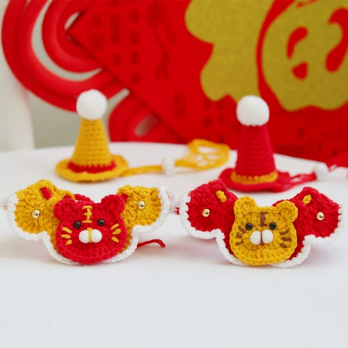 Шерстяная шапка, чокер, праздничнный шарф