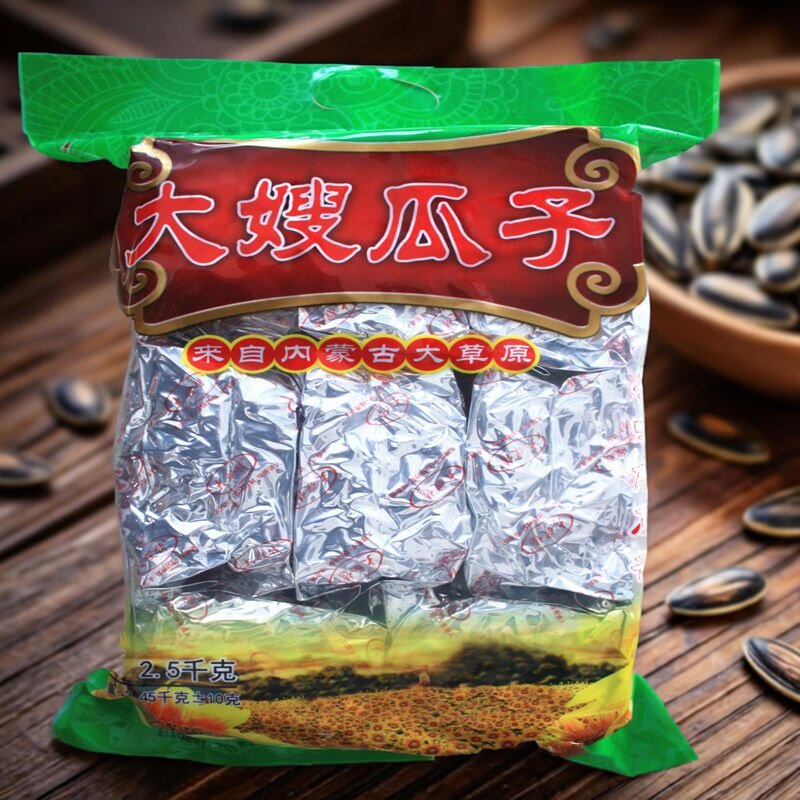 大嫂情葵花瓜子原味葵花子5斤休闲零食坚果炒货独立包装酥脆