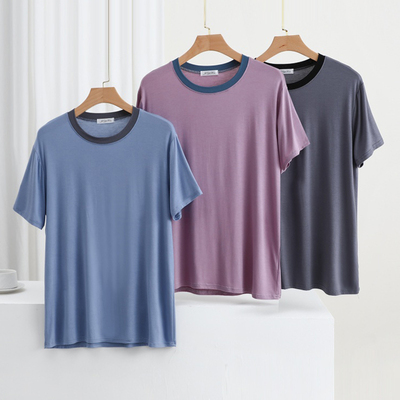 男士莫代尔夏季短袖T恤可外穿