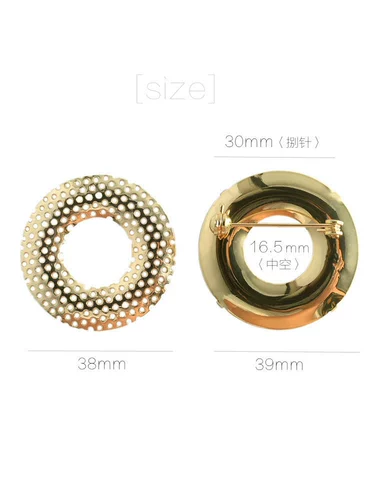 Брошь, иголка, бусины, медные качественные аксессуары на лацкан ручной работы