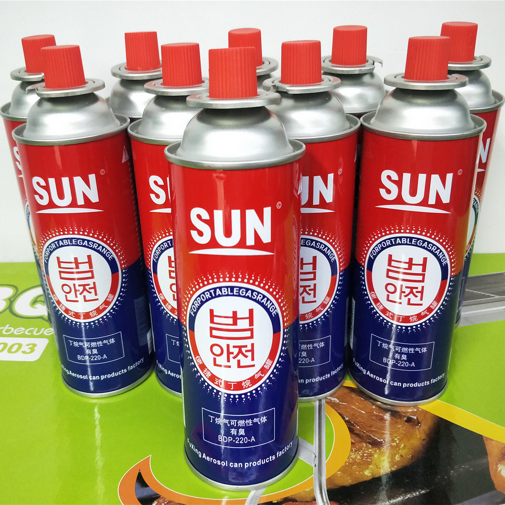 户外野营气罐 小煤气瓶 SUN博源卡式气瓶 瓦斯气罐 卡式炉气瓶