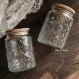 INS Wind Glass Can Vintage Retro Old -Модный бегония стеклянный стеклянный бак пищевой запечатанный бак с конфеткой