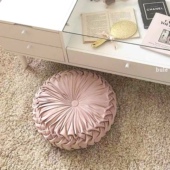 ins北欧南瓜枕圆形靠枕坐垫靠垫腰枕南瓜垫子民宿装 饰车轮抱枕