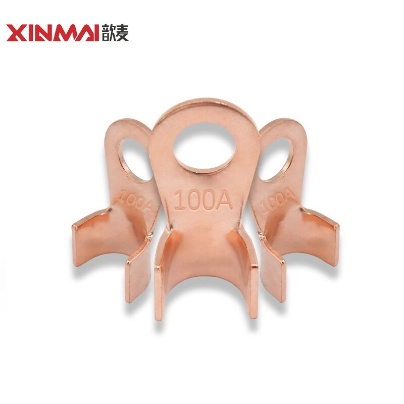 歆麦紫铜开口鼻铜鼻子铜线耳 线鼻子铜接头 铜接线端子国标加厚接