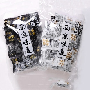 金陵六朝夫子酥花生酥糖原味黑芝麻酥味南京特产小吃零食景区手信