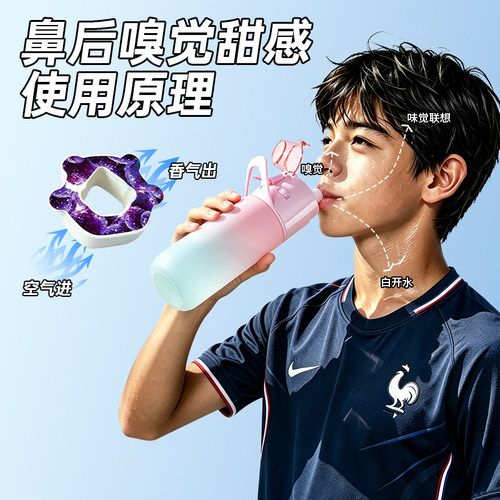 果香味环吸管水杯0糖0卡运动旅游