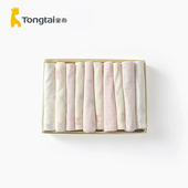 童泰纯棉尿布新生儿可洗尿片婴儿大介子布全棉透气10条装 送固定带