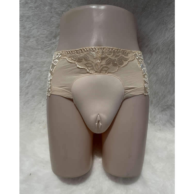 苾美 深沟蕾丝三角 CD变装JJ裤 定型护档裤可隐藏,女士内衣/男士内衣/家居服,女三角裤,淘宝优惠券,粉丝福利购,淘宝优惠卷