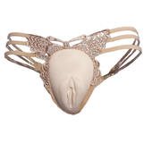 定形护裆底裤 苾美深沟蝴蝶 JJ裤 CD变装 隐藏JJ 性感内裤