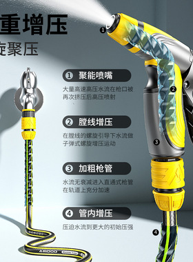浇花神器水枪软管喷头