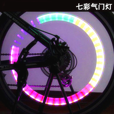 荧光棒车轮灯安全夜骑