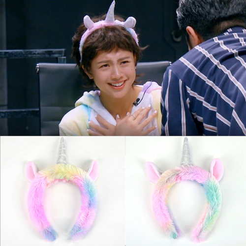 明星大侦探冰淇淋色发卡鬼鬼同款