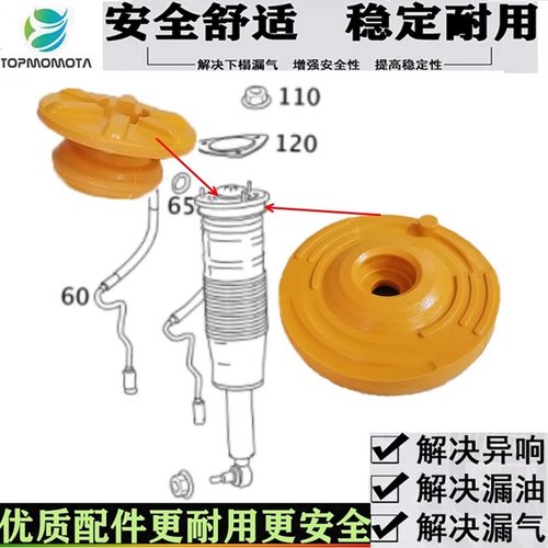 hot全新奔驰减震器顶胶避震密封