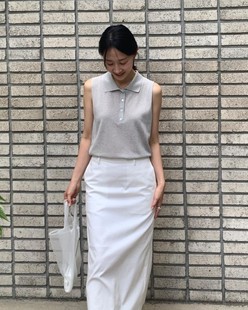 代购 monoha 韩国正品 百搭内饰背心 夏新品 女简约时尚