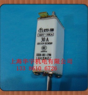 有填料封闭管式熔断器 RT0-50型 20A 30A 40A 50A 陶瓷保险丝