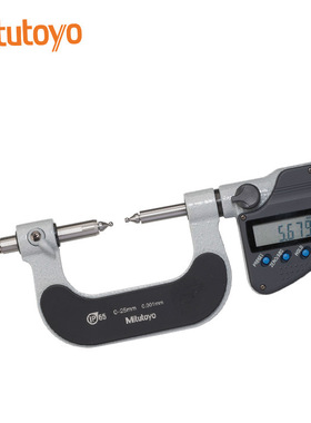 Mitutoyo三丰可换测砧齿轮千分尺324-252-30齿轮千分尺25-50mm