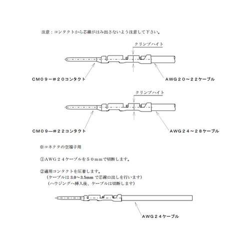 原装日本DDK插针CM09-#22