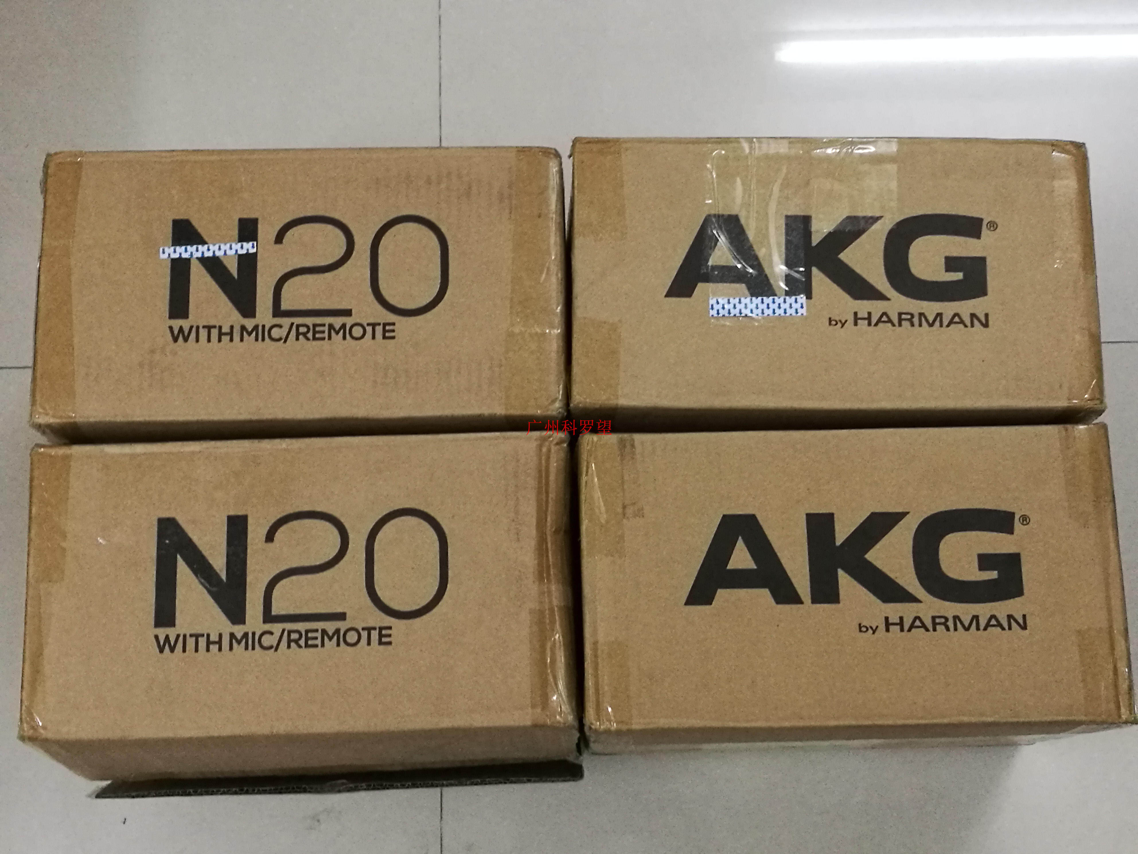 akg/爱科技 n20/n20u耳机入耳式重低音挂耳运动跑步线控带麦耳塞
