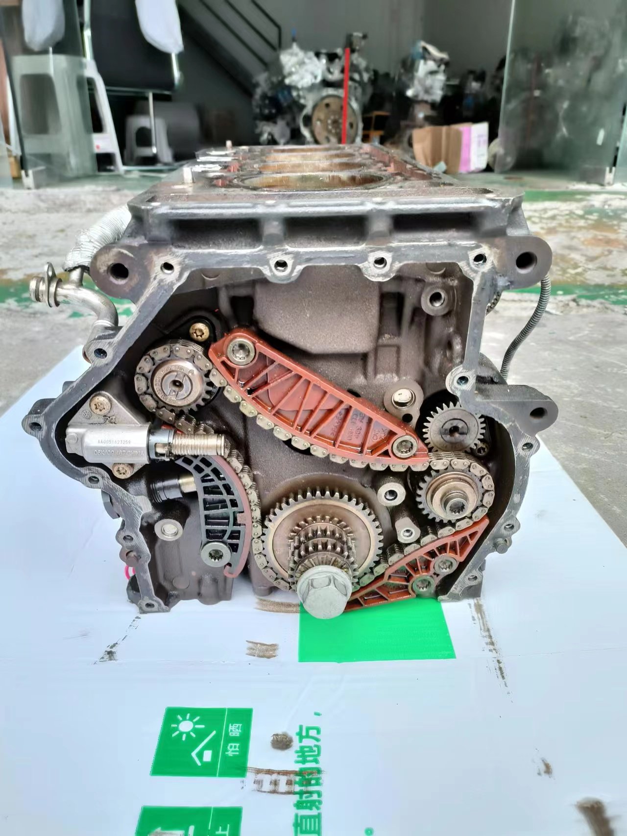 大众奥迪ea888迈腾 帕沙特 cc 途观 a4 a6 q5发动机中缸 缸体总成