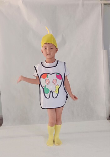 六一儿童牙细菌大作战演出服装幼儿园牙齿蛀牙牙刷牙虫病毒表演服