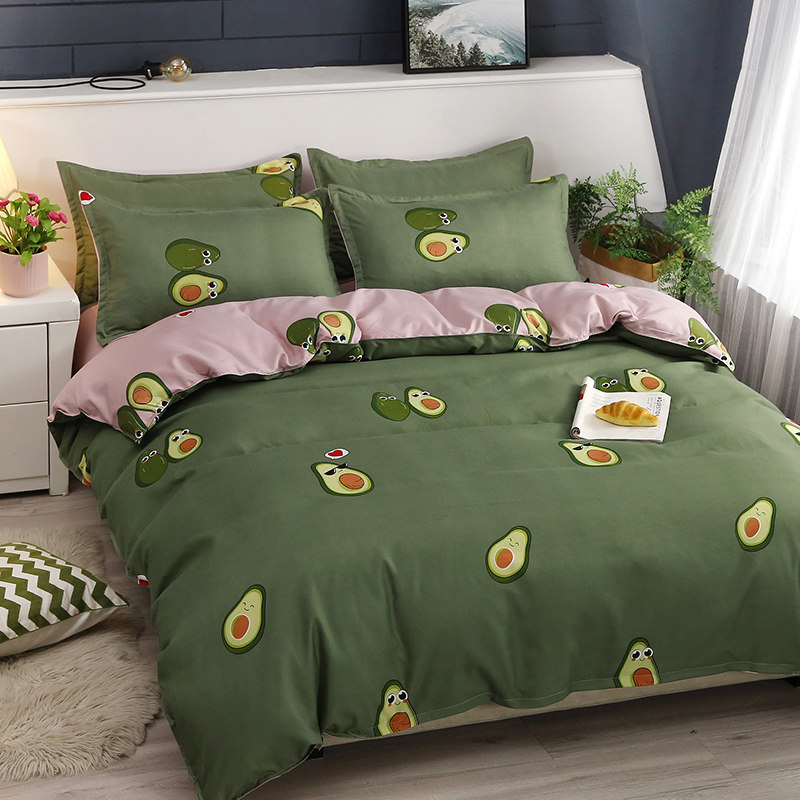 床上四件套网红款床单被套磨毛学生宿舍三件套单人双人床上用品4|ruв категории постельные принадлежности, кровать новобрачных/четыре члена рукав/Несколько членов рукав - от Buy2taobao.com для оказания профессиональной услуги покупки агента Taobao