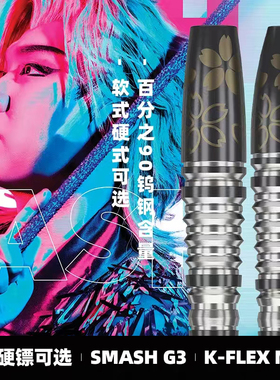 TARGET探极SMASH 三代JUNYA KOIKAWA 90钨钢 软式硬式鱼雷飞镖2BA