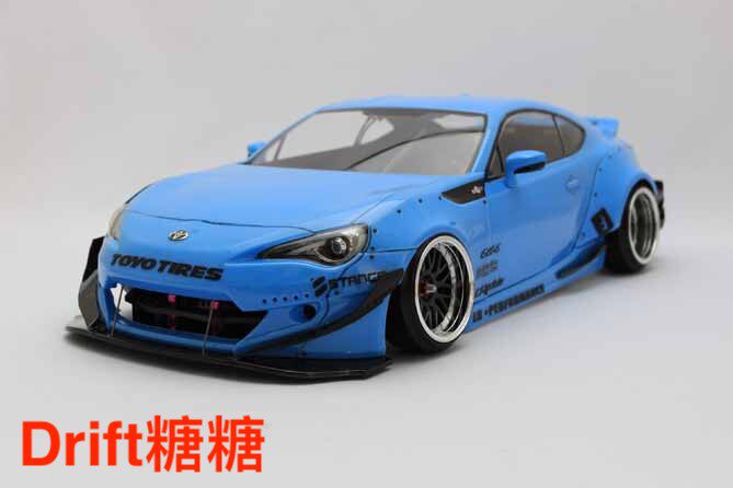 田宫Toyota FT86+Addiction Rocket Bunny V2宽体 仿真漂移车壳
