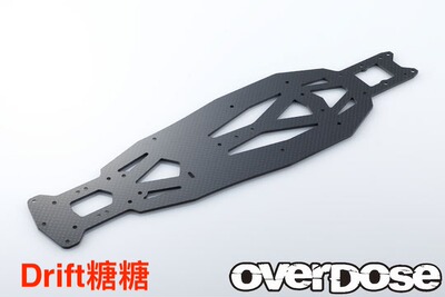 OD2410 OVERDOSE GALM RC漂移车架 2.4mm碳纤维底盘